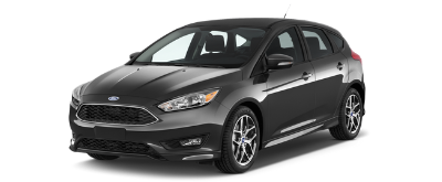 Ford Focus on transparent background