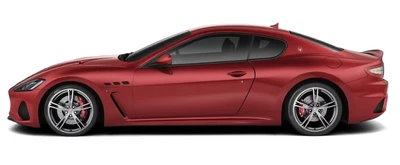 Maserati Ghibli on transparent background