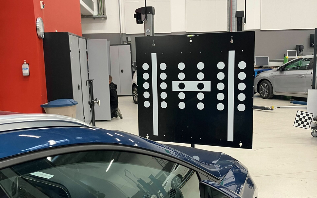 ADAS windscreen camera calibration process