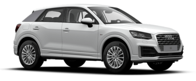 Audi Q2 on transparent background
