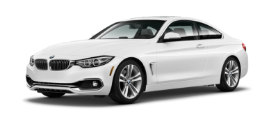BMW 4 Series on transparent background