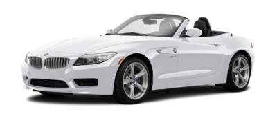 BMW Z4 on transparent background