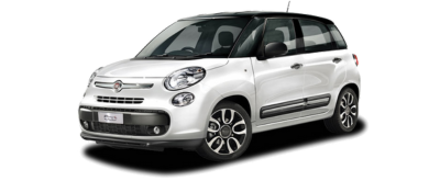 FIAT 500L on transparent background