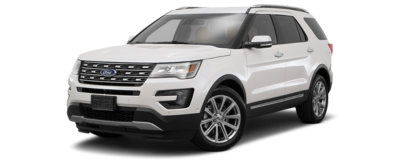 Ford Explorer on transparent background