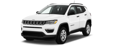 Jeep Compass on transparent background