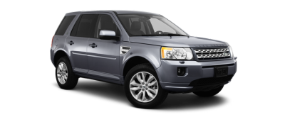 Land Rover Freelander on transparent background