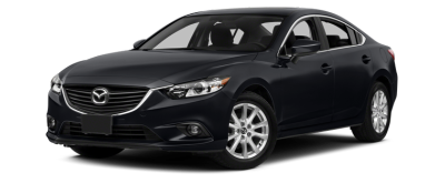 Mazda 6 on transparent background