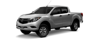 Mazda BT 50 on transparent background