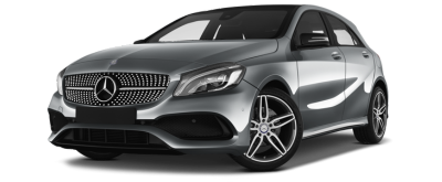 Mercedes A Class on transparent background
