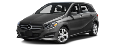 Mercedes B Class on transparent background
