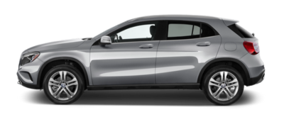 Mercedes GLA on transparent background