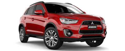 Mitsubishi ASX on transparent background