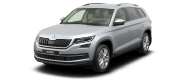 Skoda Kodiaq on transparent background