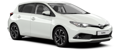 Toyota Auris on transparent background