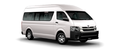 Toyota Hi Ace on transparent background
