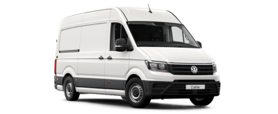 Volkswagen Crafter on transparent background