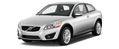 Volvo C30 on transparent background