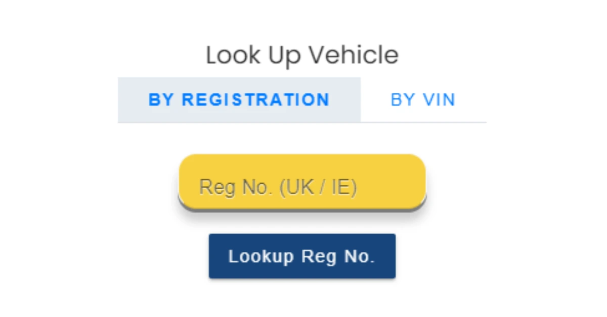 VIN plate visible through a car windscreen