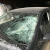 VW Polo glass damage